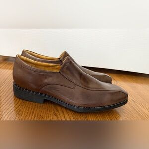Sandro Moscoloni Dark Brown Leather Slip-Ons